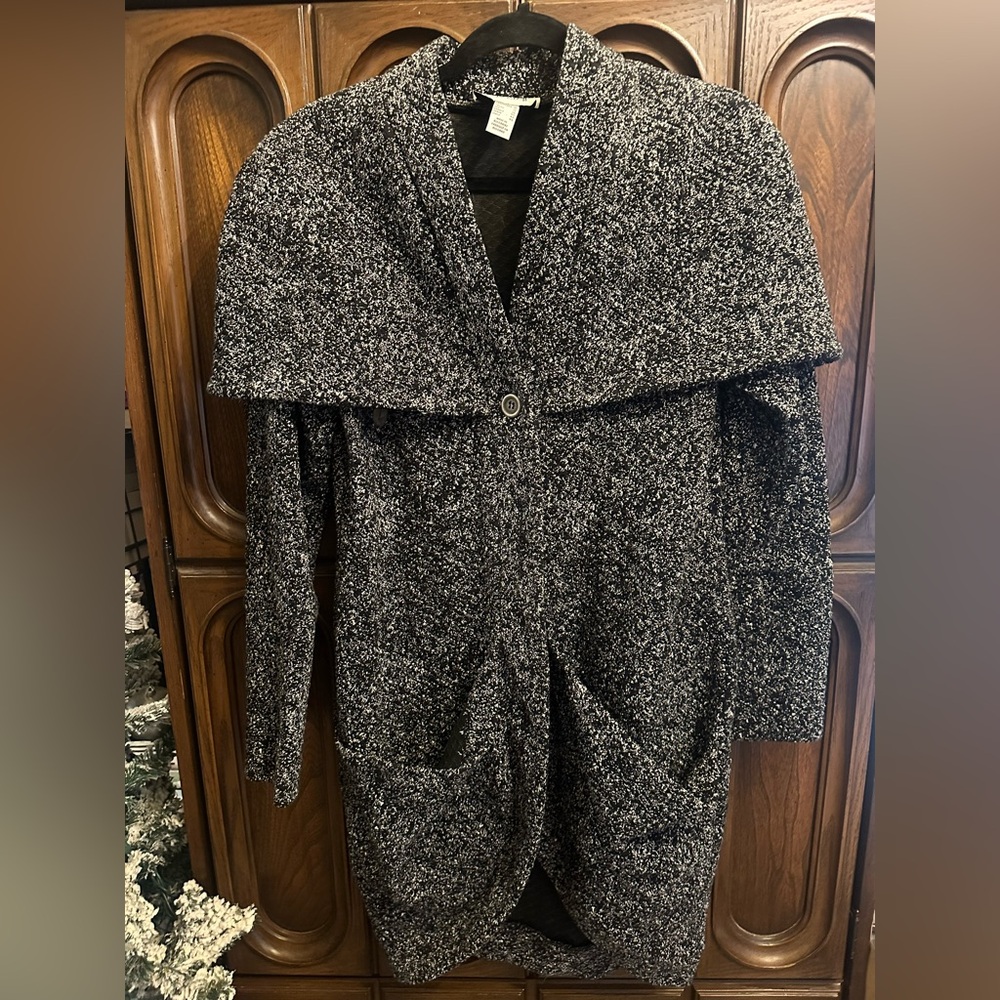 Joseph Ribkoff Black and White Textured Sweater